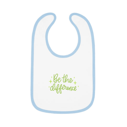 Be the Difference - Baby Contrast Trim Jersey Bib