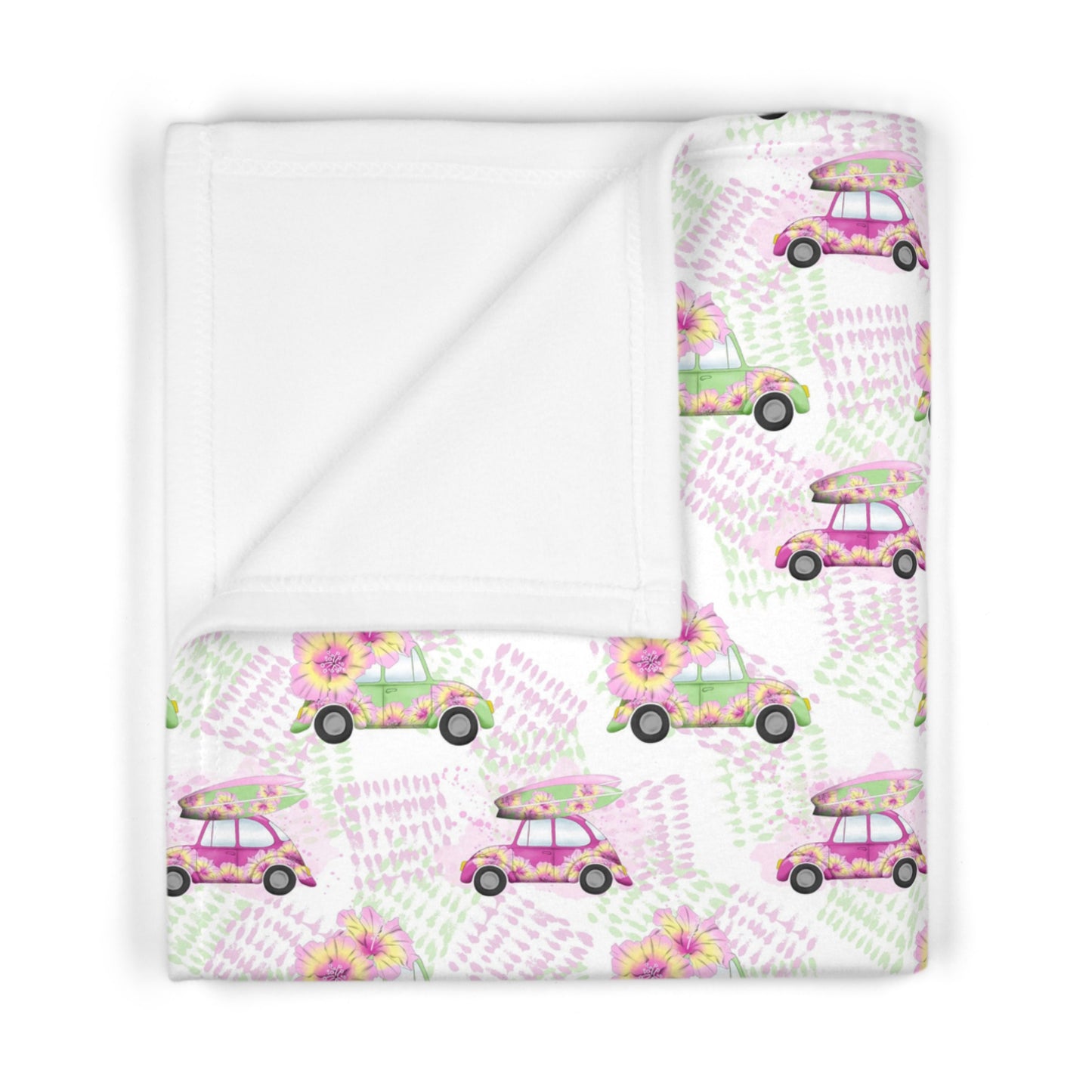 Soft Fleece Baby Blanket - Surf's Up