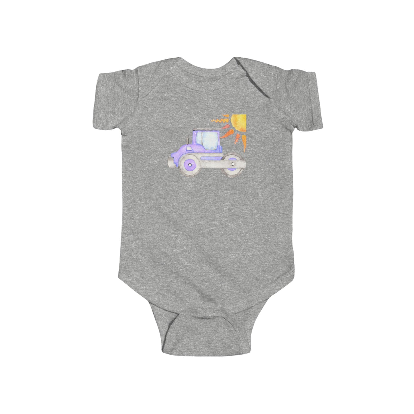 Purple Truck - Infant Fine Jersey Bodysuit