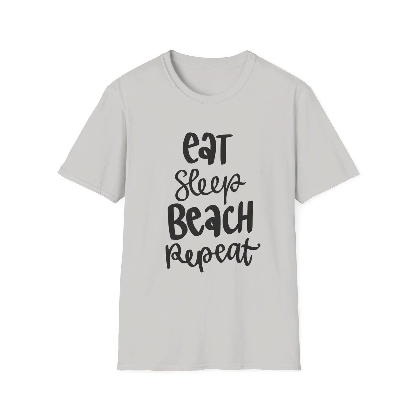 Eat, Sleep, Beach, Repeat - Unisex Softstyle T-Shirt