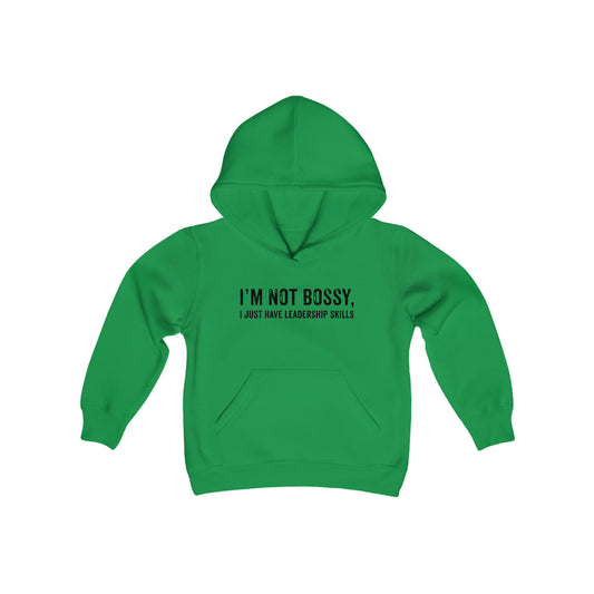 I'm Not Bossy I Just Have Leadership Skills - Youth Heavy Blend Hooded Sweatshirt