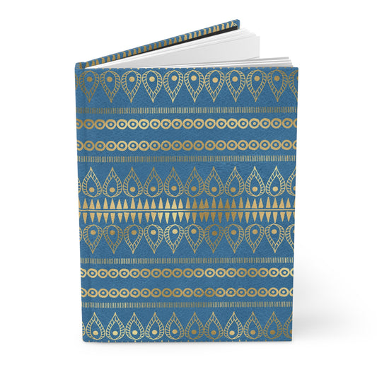 Blue Serene Boheme - Hardcover Journal Matte