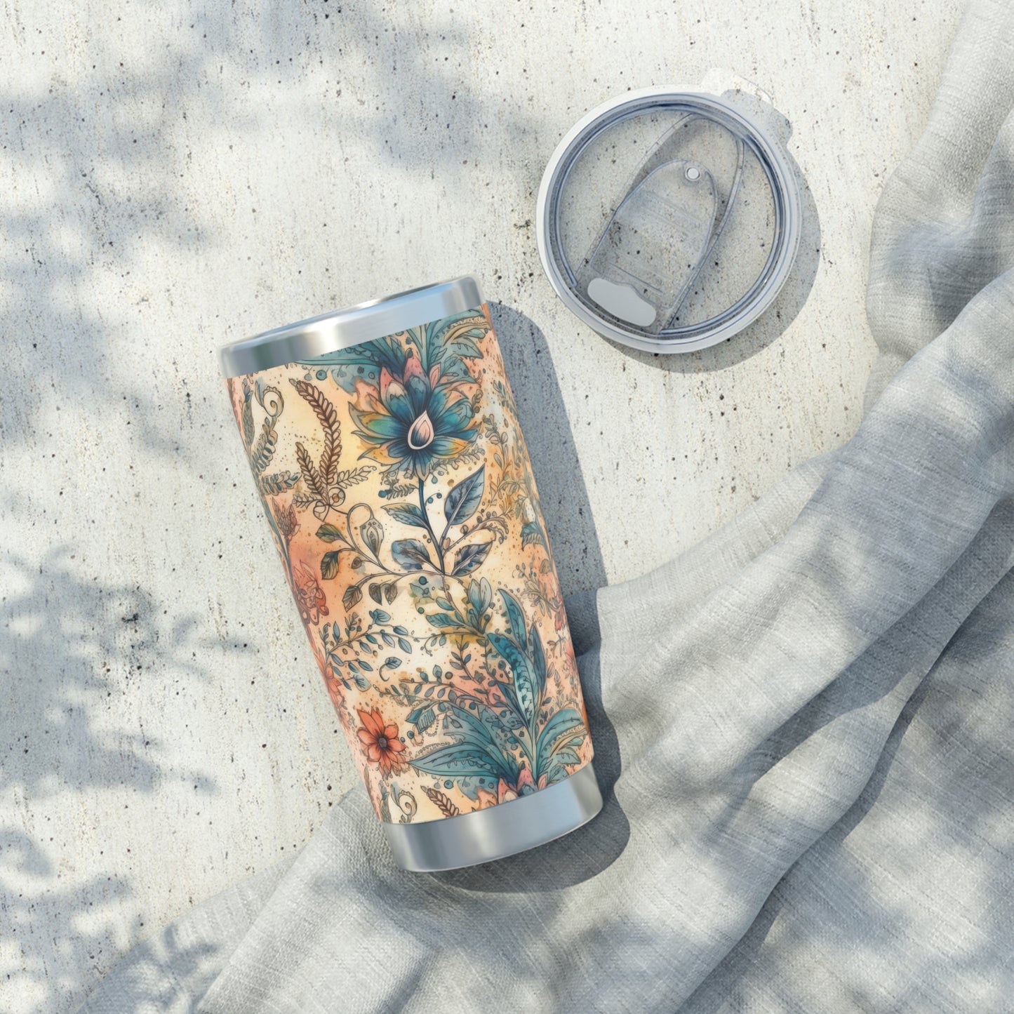 Henna Designs 1.8 - Vagabond 20oz Tumbler - Stainless Steel - Double Wall