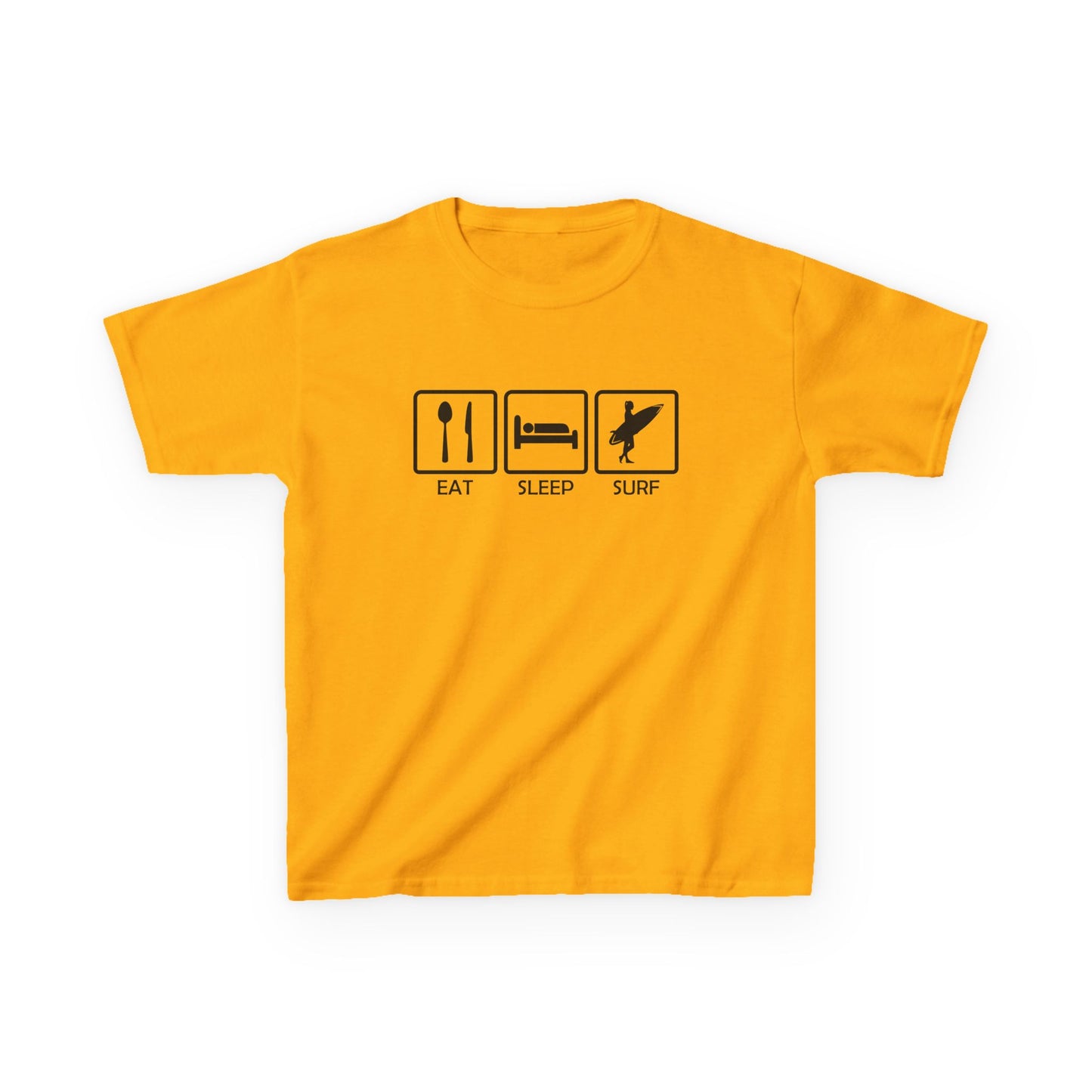 Eat, Sleep, Surf - Kids Heavy Cotton Tee