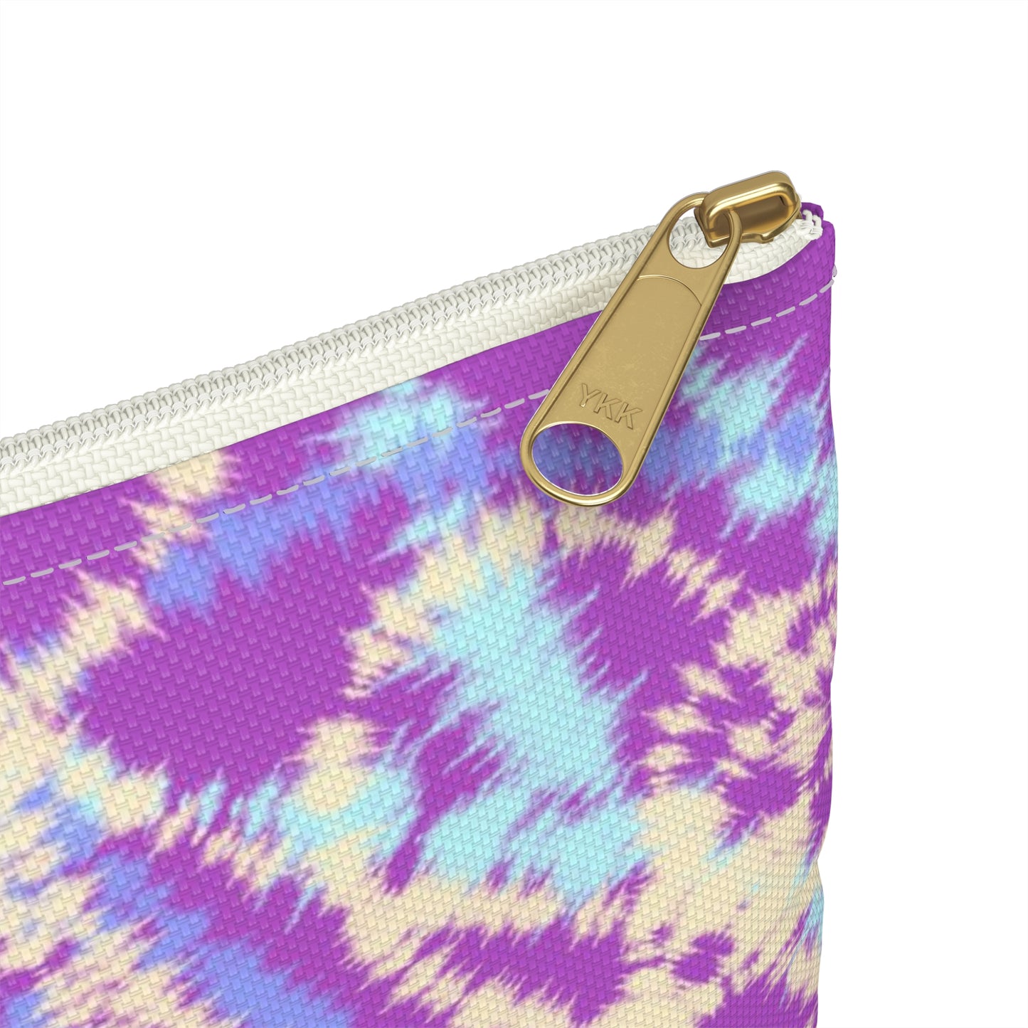 Blue and Purple Tie Dye-  Accessory Pouch / Makeup Case / Travel Pouch / Pencil Case / Art Case