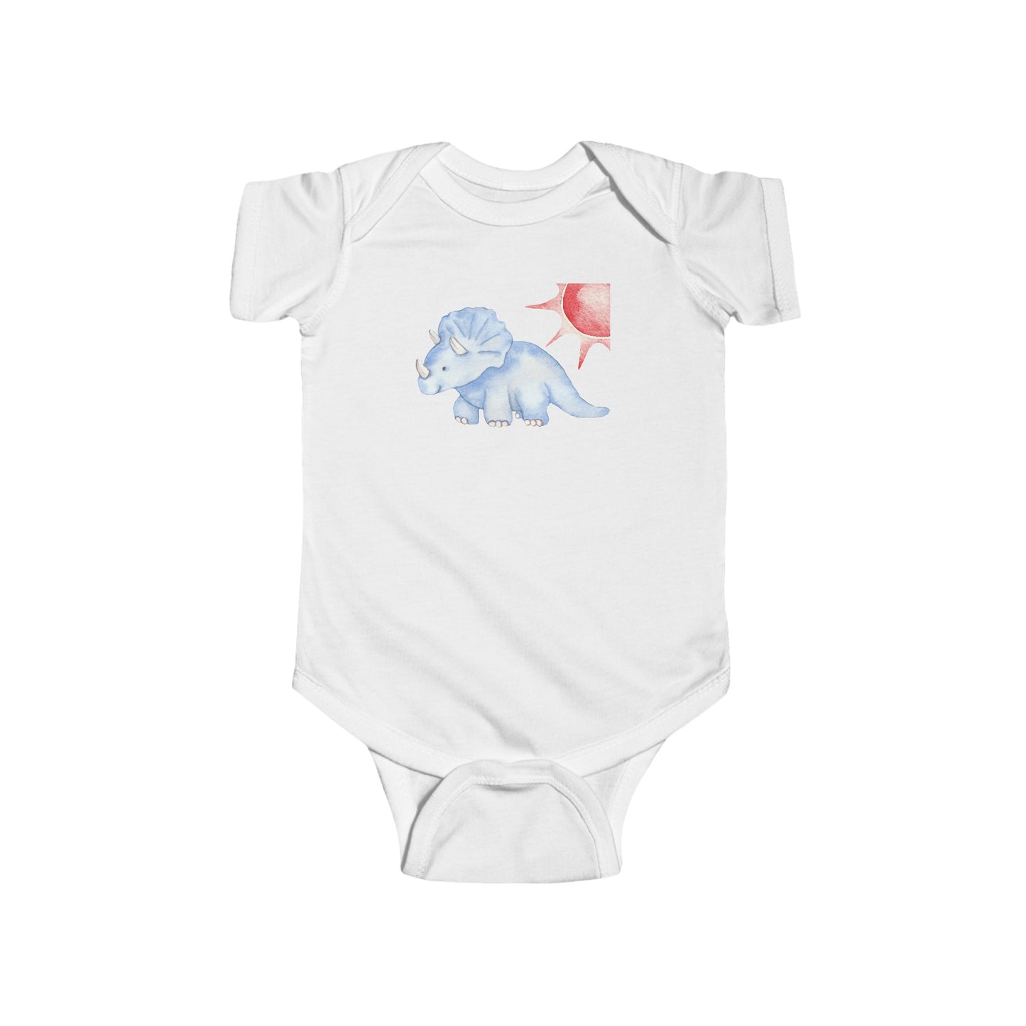 Triceratops Dinosaur - Infant Fine Jersey Bodysuit