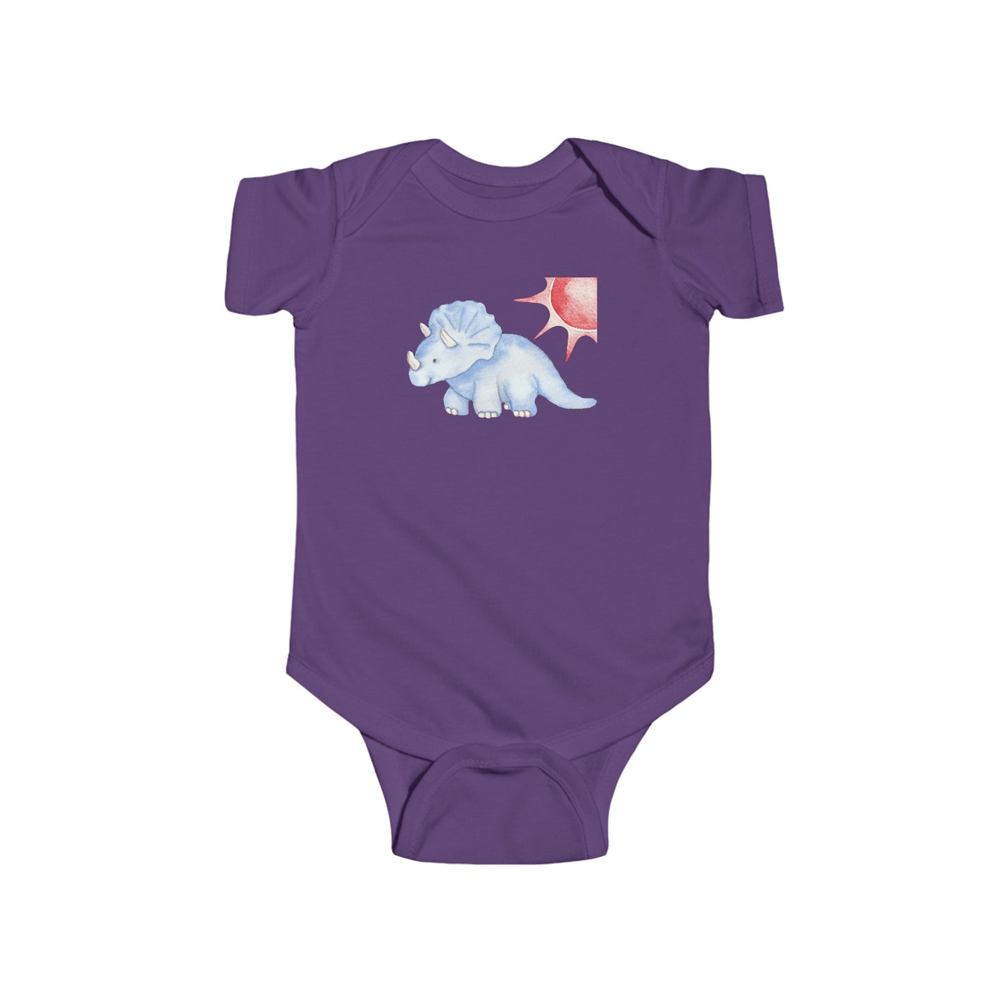 Triceratops Dinosaur - Infant Fine Jersey Bodysuit