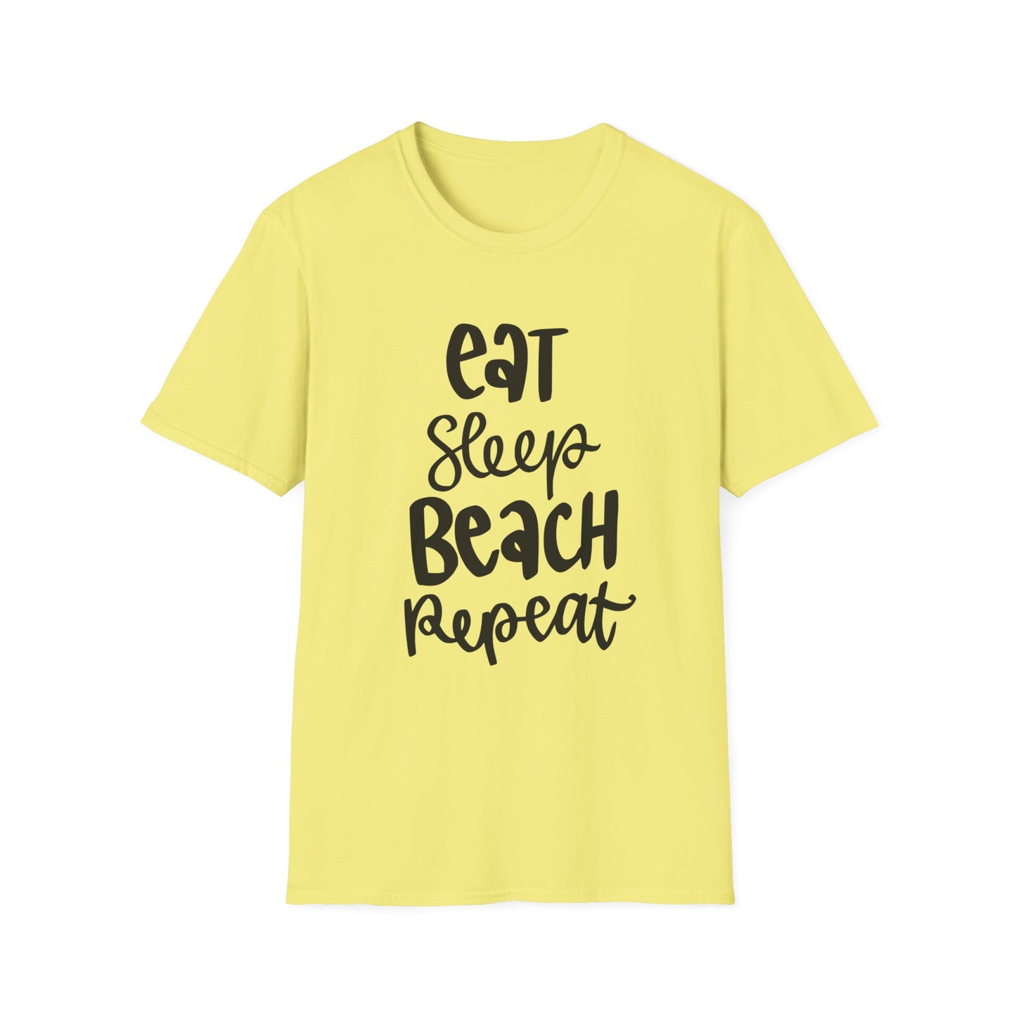 Eat, Sleep, Beach, Repeat - Unisex Softstyle T-Shirt