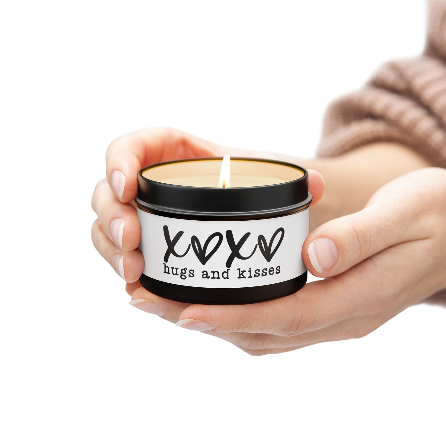 XOXO - Hugs and Kisses - Inspirational - Mindfulness & Self-Care - Scented Tin Candle