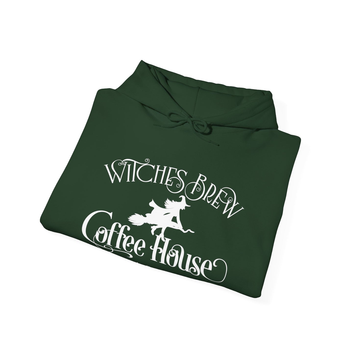 Halloween - Witches Brew Coffee House - Stop in for a Spell - Trick or Treat - Mystical - Vintage - Unisex Heavy Blend™ Hooded Sweatshirt