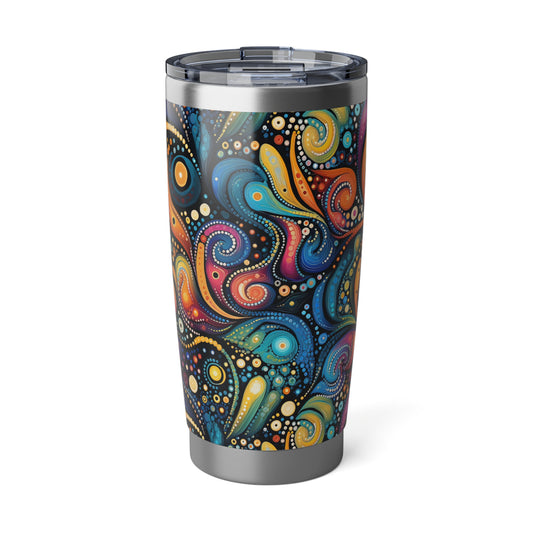 Colorful Psychedelic Swirls 1.8 - Vagabond 20oz Tumbler - Stainless Steel - Double Wall