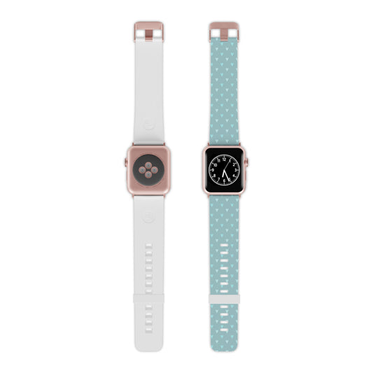 Teal Hearts - Watch Band for Apple Watch