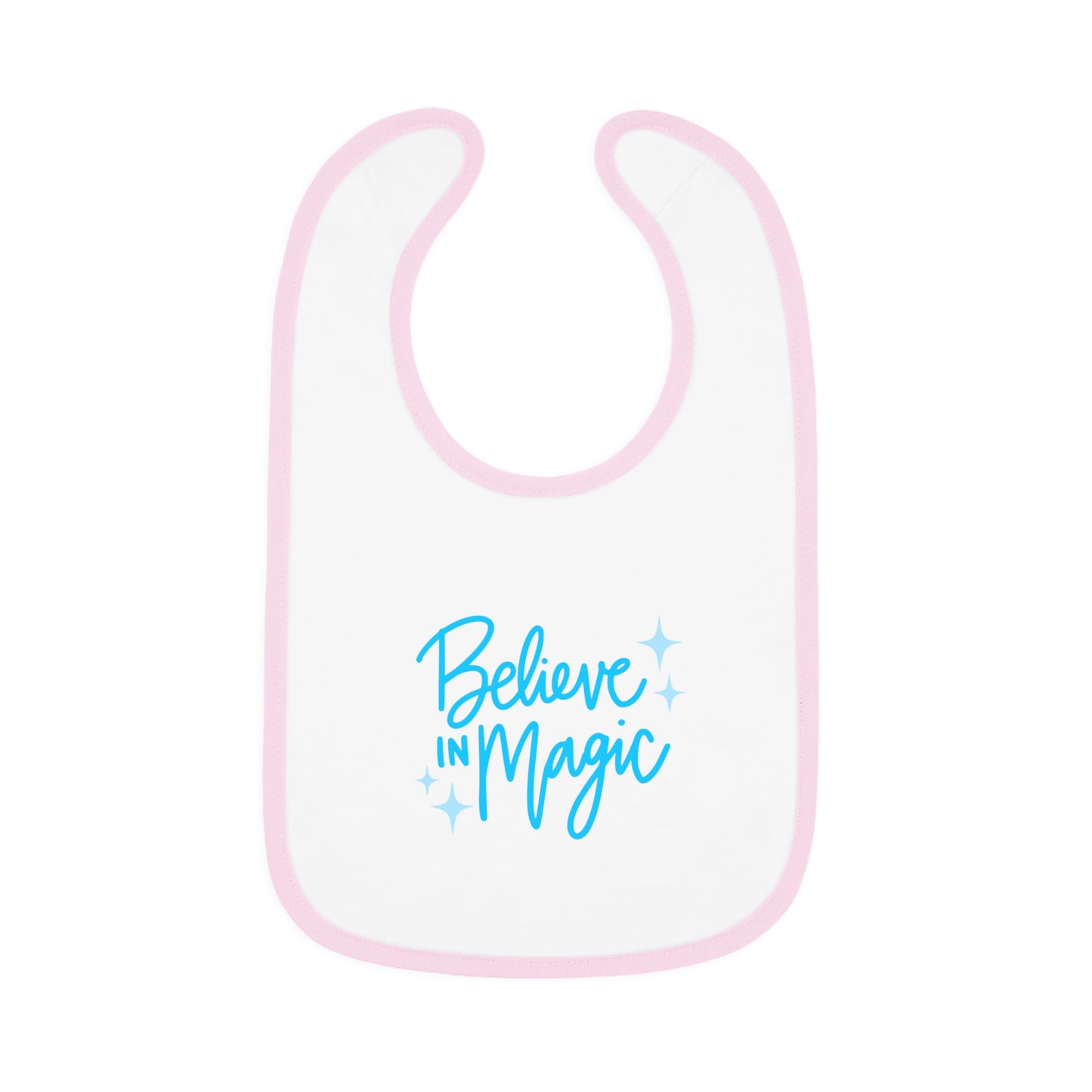 Believe in Magic - Baby Contrast Trim Jersey Bib