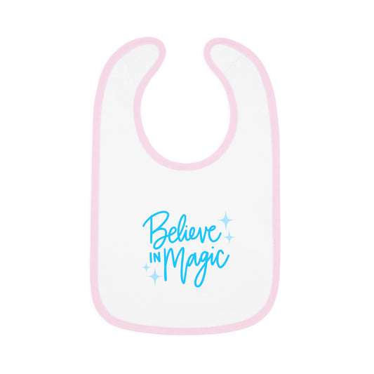 Believe in Magic - Baby Contrast Trim Jersey Bib