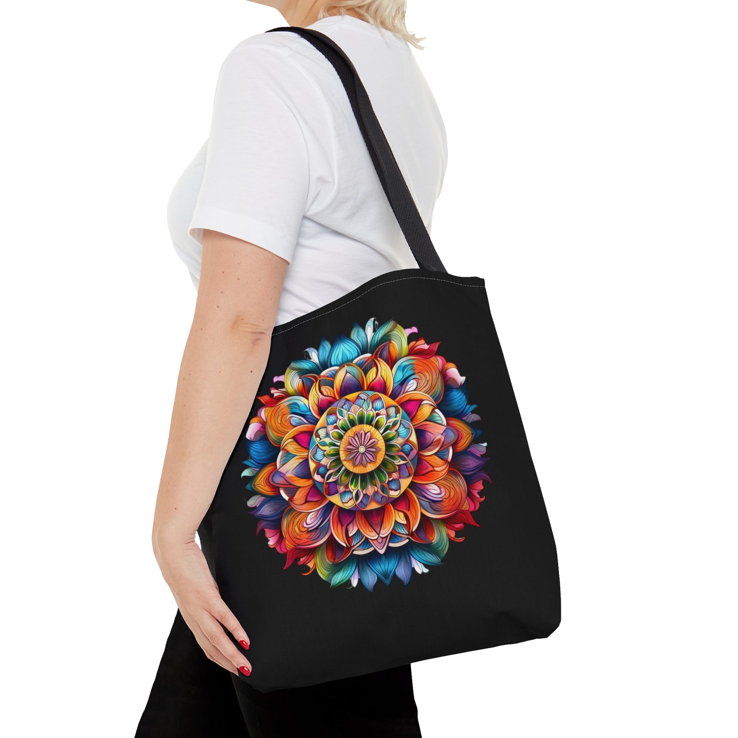 Multicolor Mandala 3 - Practical, high-quality Tote Bag