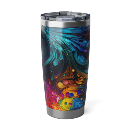 Colorful Psychedelic Kaleidoscope 1.6 - Vagabond 20oz Tumbler - Stainless Steel - Double Wall