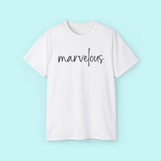 “Marvelous” Empowerment Tee - Strength & Mental Health Awareness Short Sleeve Shirt
