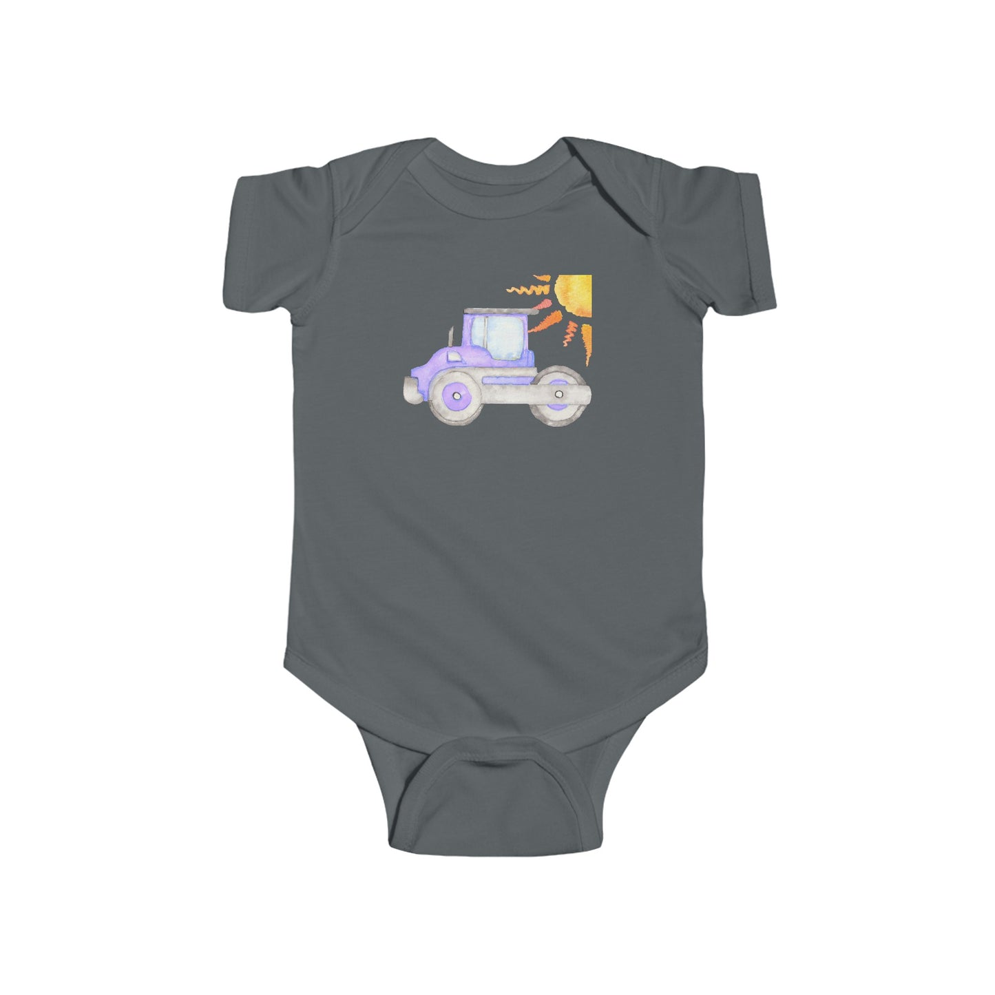 Purple Truck - Infant Fine Jersey Bodysuit