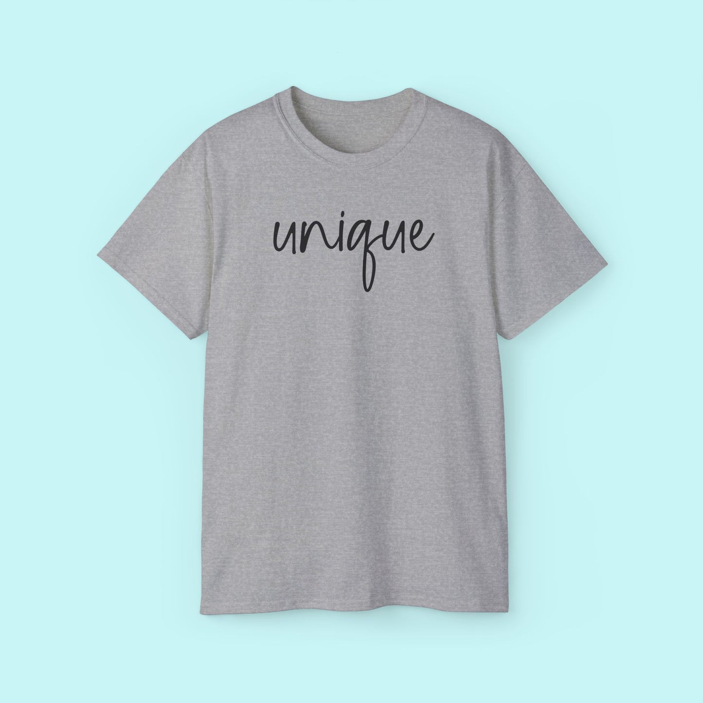 “Unique” Motivational Tee - Strength & Mental Health Awareness Short Sleeve Shirt