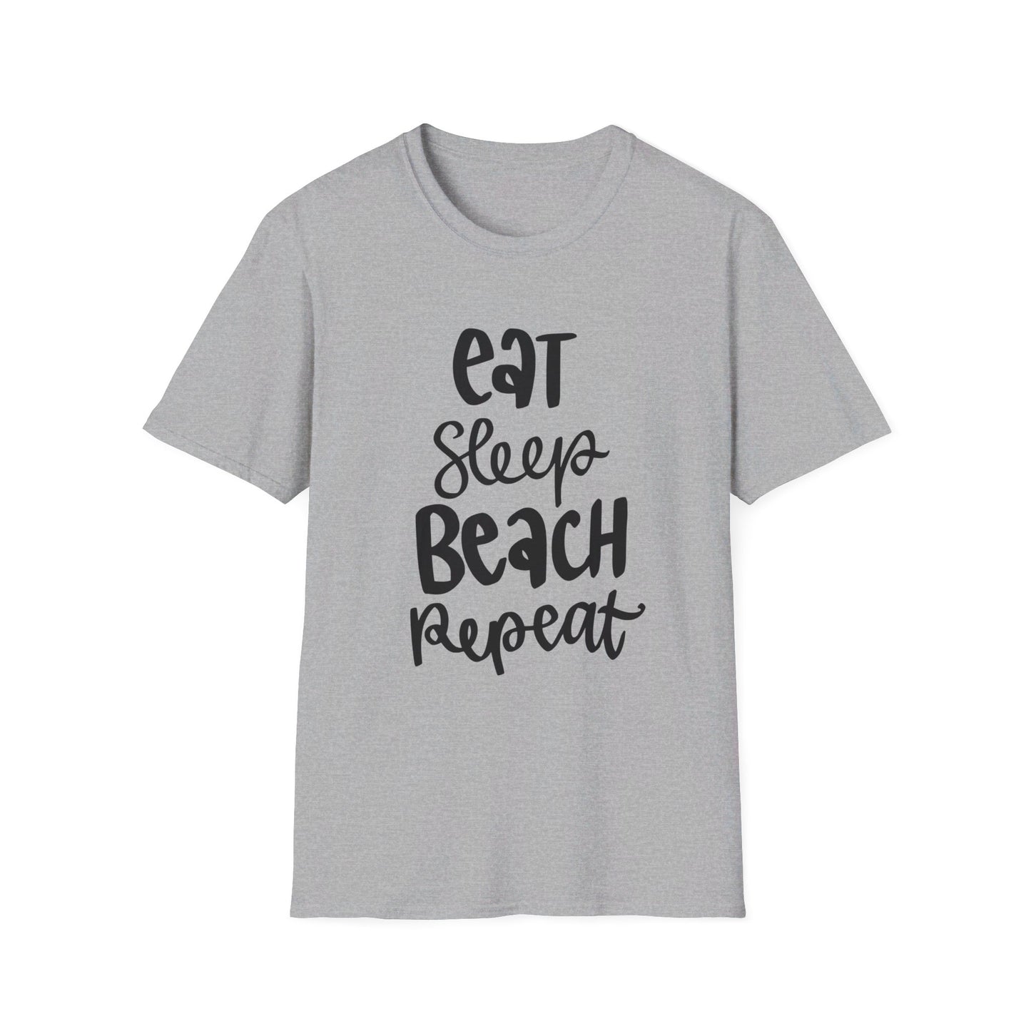 Eat, Sleep, Beach, Repeat - Unisex Softstyle T-Shirt