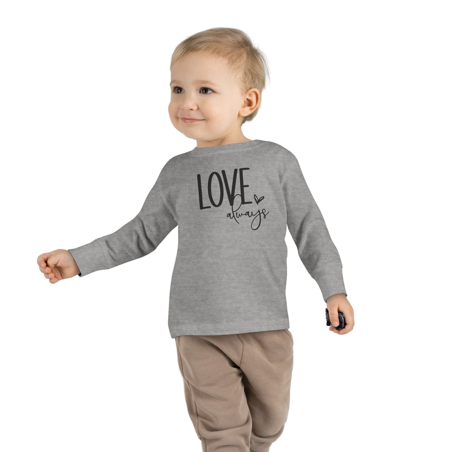 LOVE Always - Heart - Toddler Long Sleeve Tee