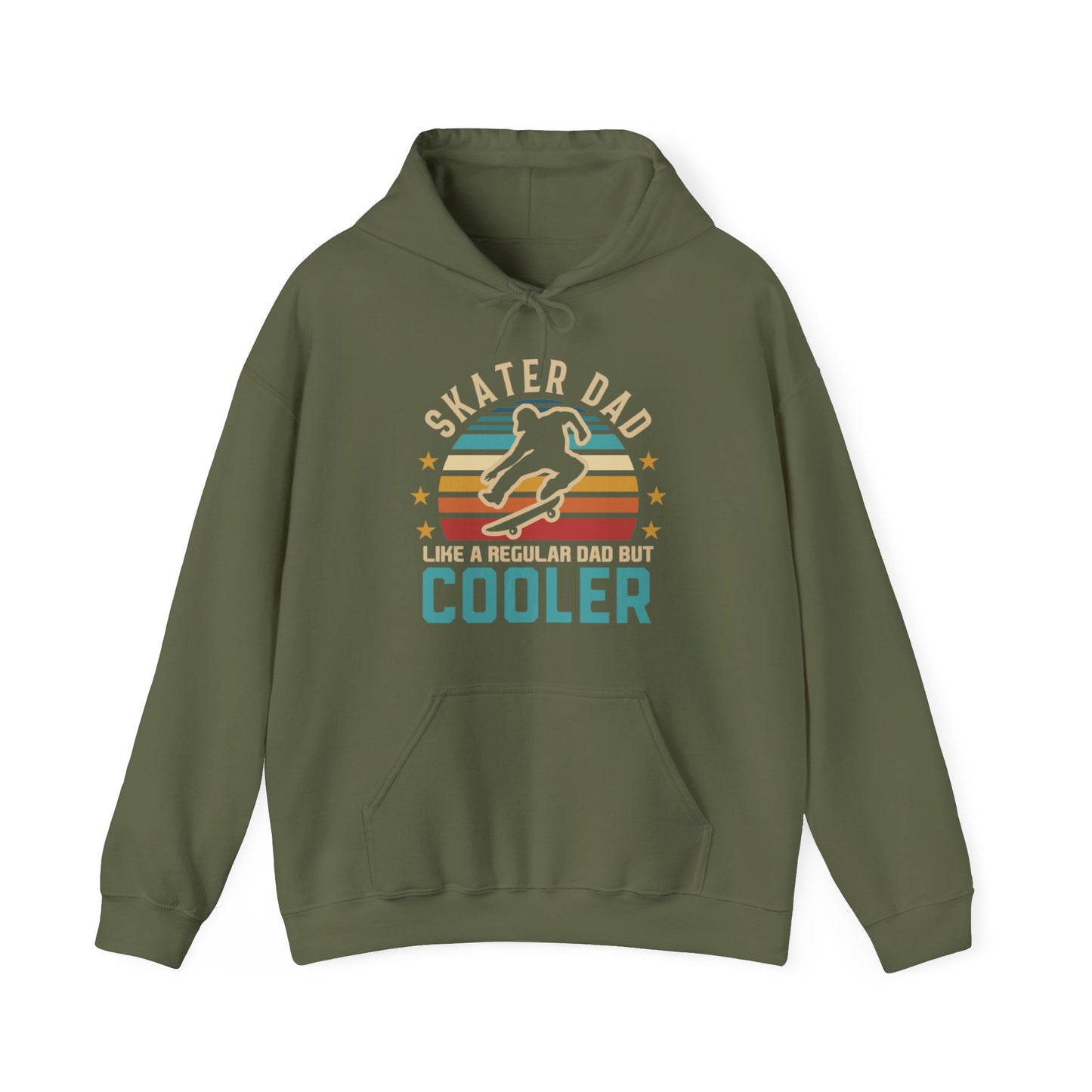 Unisex Heavy Blend Hooded Sweatshirt - Skater Dad, Like a Dad but Cooler