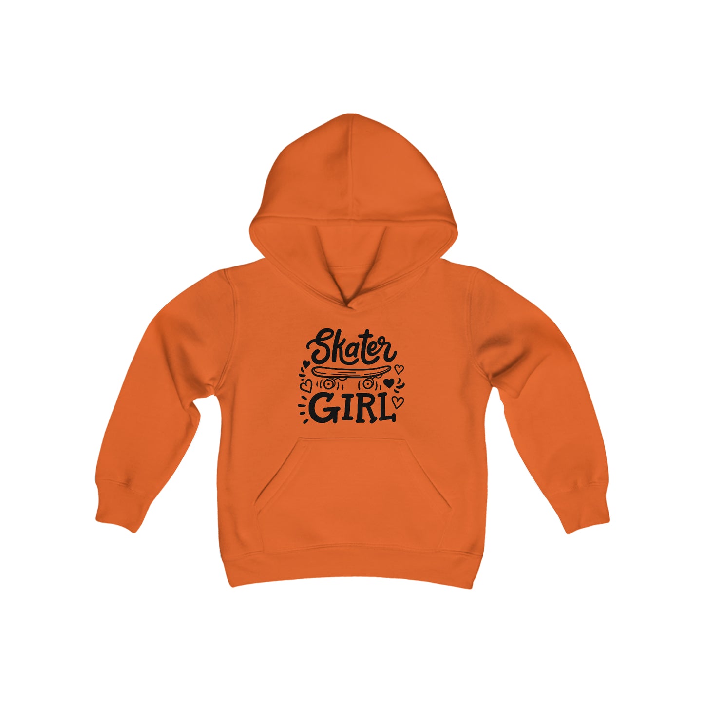 Skater Girl - Skateboard - Youth Heavy Blend Hooded Sweatshirt