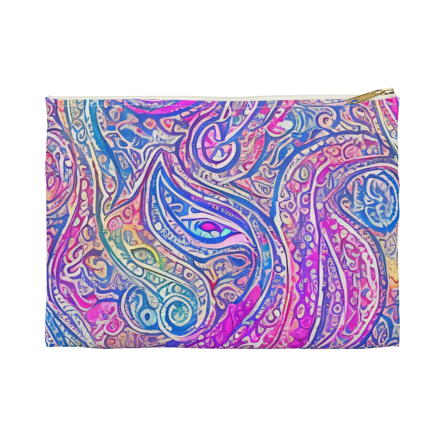 Multicolor Abstract -  Accessory Pouch / Makeup Case / Travel Pouch / Pencil Case / Art Case