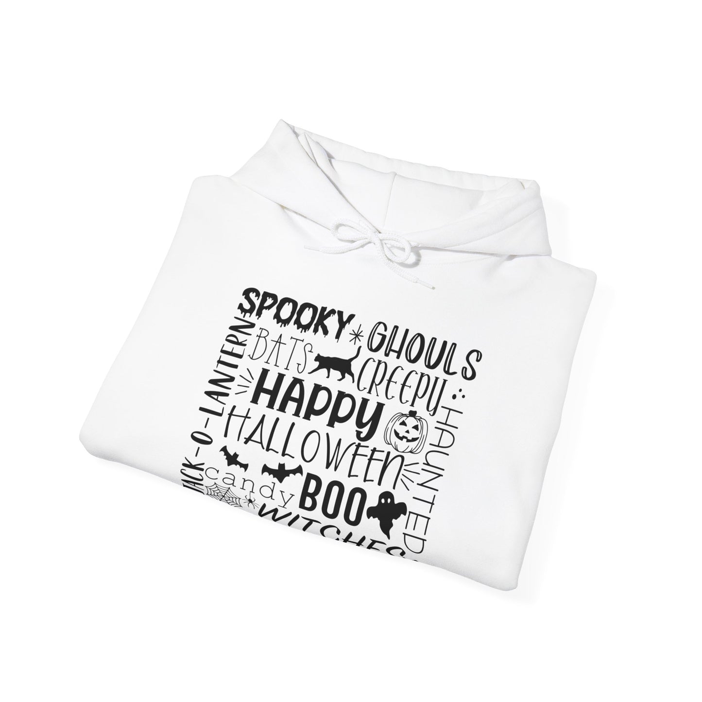 Halloween - Trick or Treat - Boo - Ghost - Pumpkin - Candy - Unisex Heavy Blend Hooded Sweatshirt