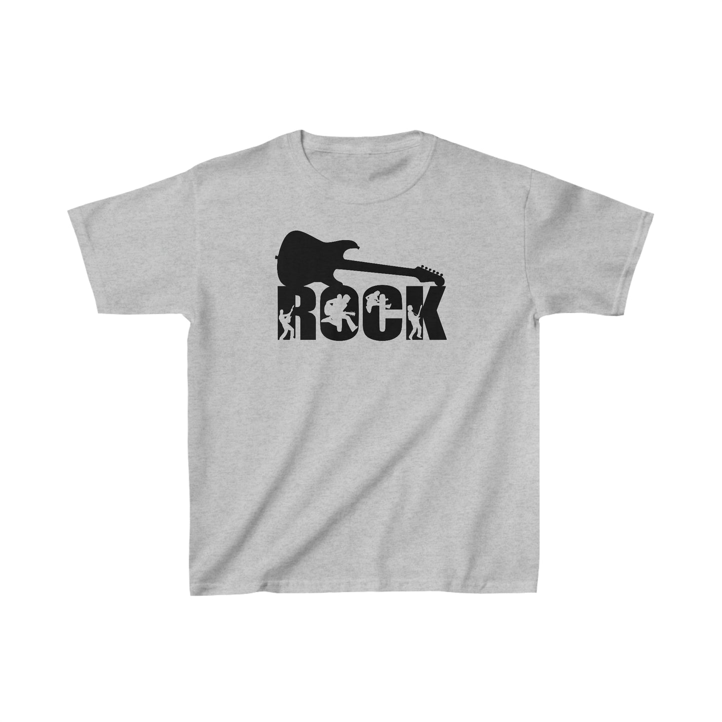 Rock - Guitar - Silhouettes - Kids Heavy Cotton Tee