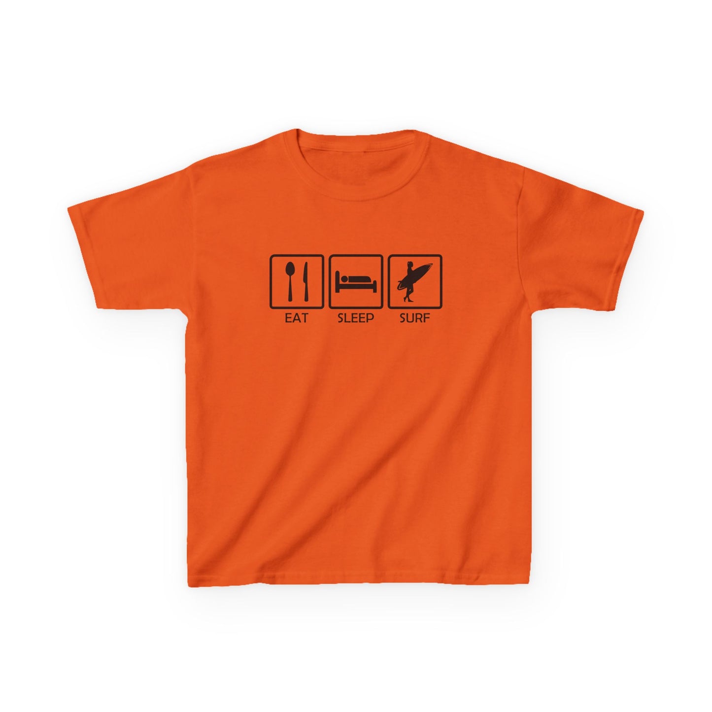 Eat, Sleep, Surf - Kids Heavy Cotton Tee