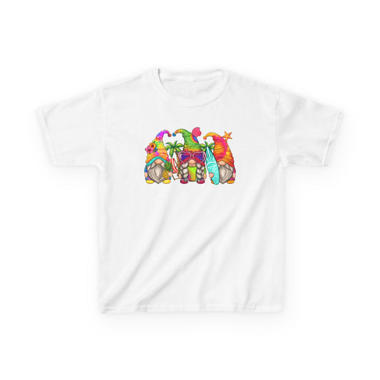 Summer Gnomes - Kids Heavy Cotton Tee
