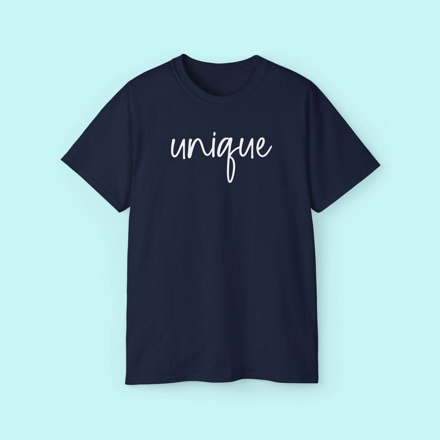 “Unique” Motivational Tee - Strength & Mental Health Awareness Short Sleeve Shirt