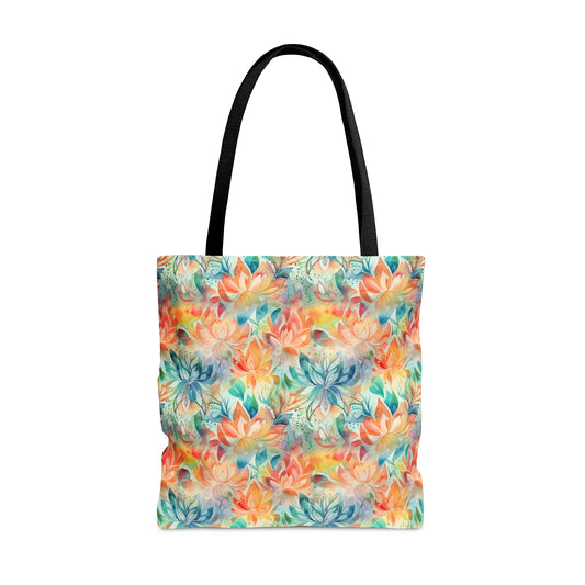 Beautiful and Unique - Watercolor Multicolor Flowers 9 - Useful, Multipurpose Bag -Tote Bag (AOP)