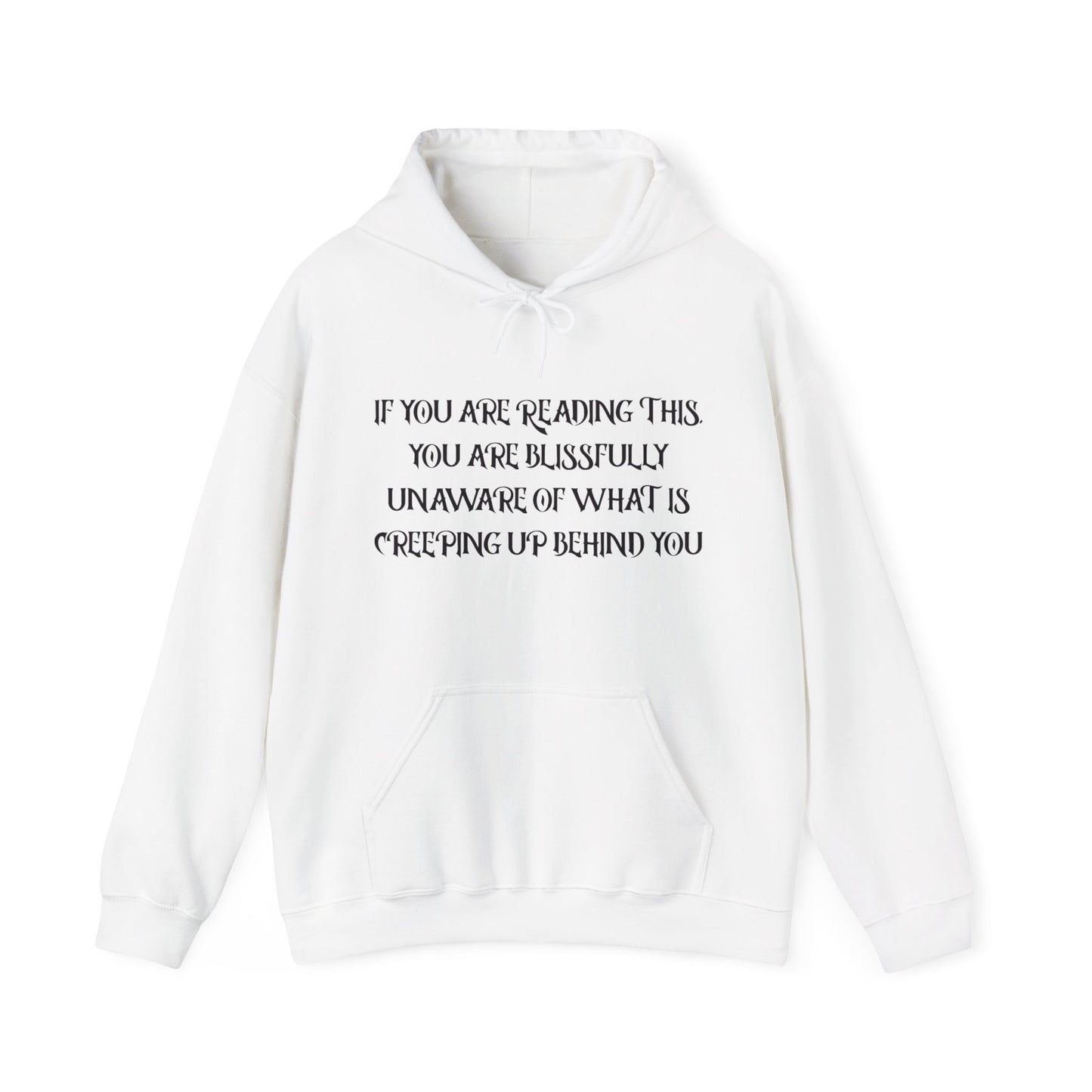 Halloween - Creeping Up Behind You - Funny - Scary - Unisex Heavy Blend Hooded Sweatshirt
