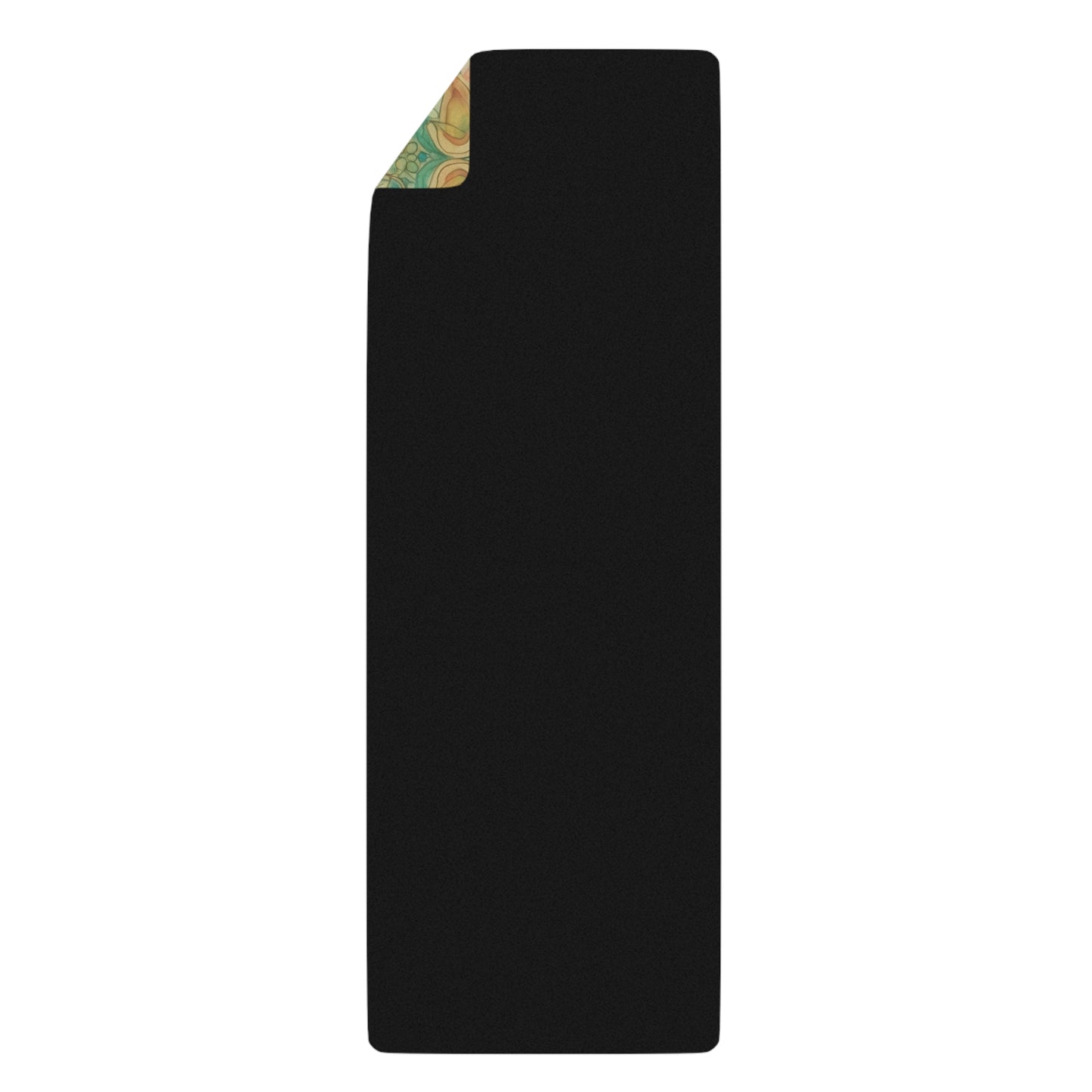 Tapestry Designs 1.8 - Orange, Green, Yellow - Rubber Yoga Mat