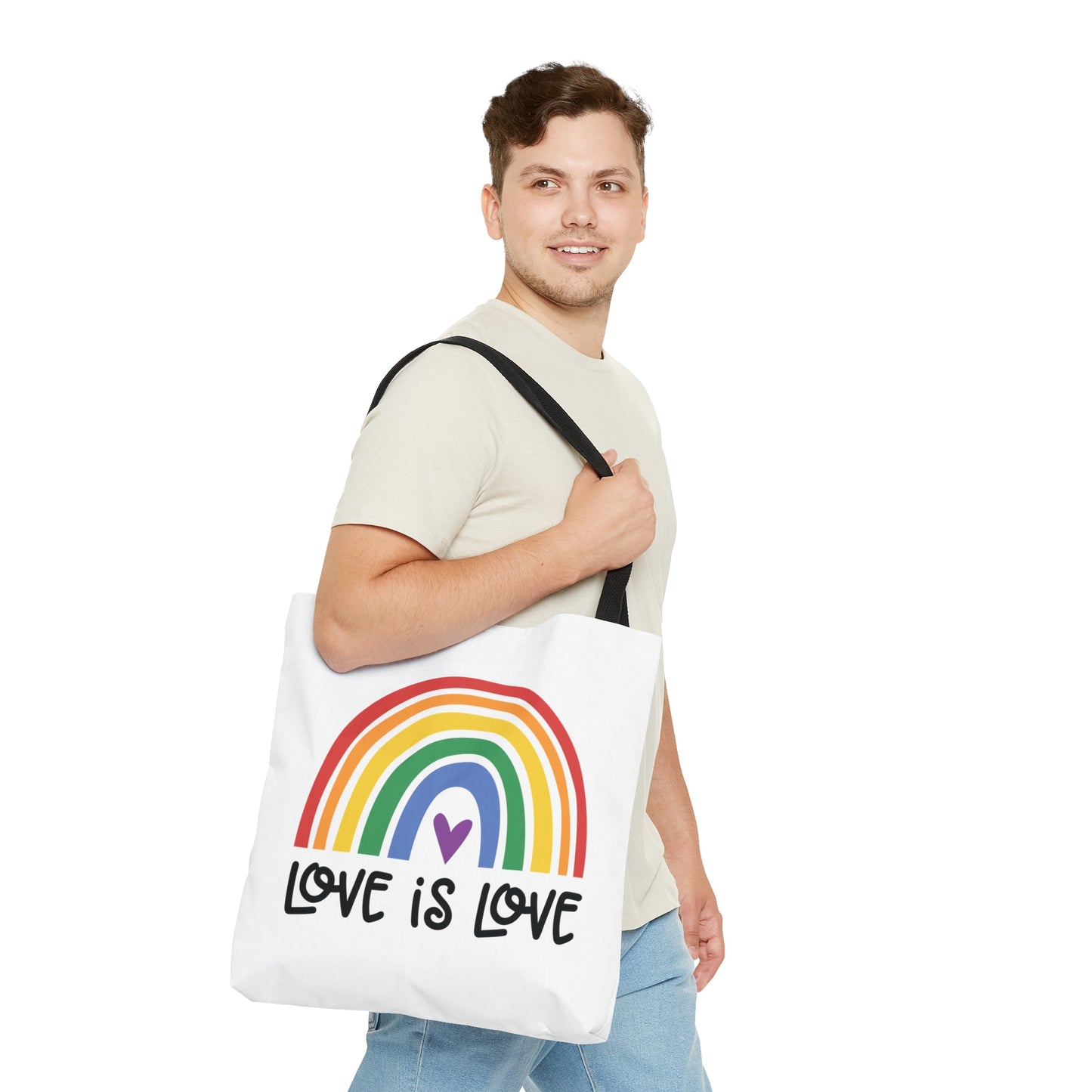 Love is Love - Be Who You Are - Practical, high-quality Tote Bag