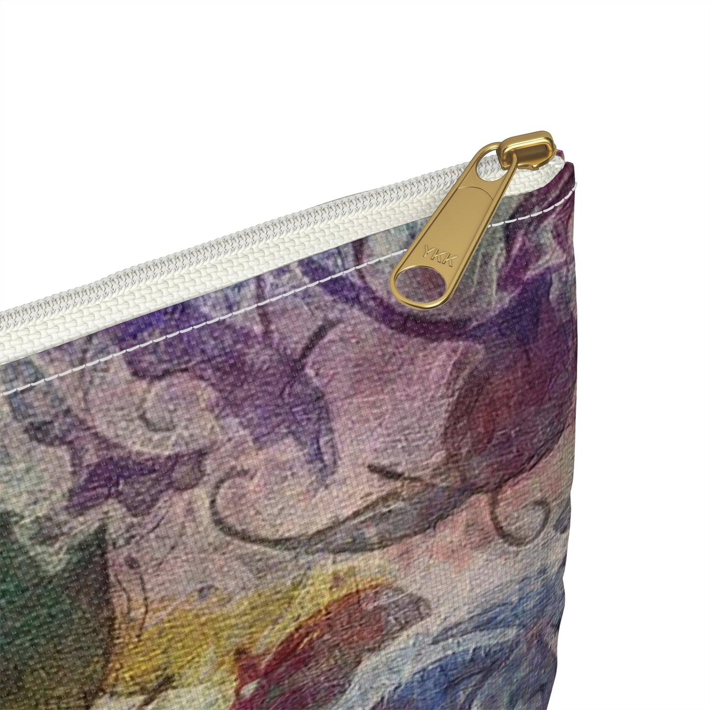 Rainbow Batik - Accessory Pouch / Makeup Case / Travel Pouch / Pencil case / Art Case