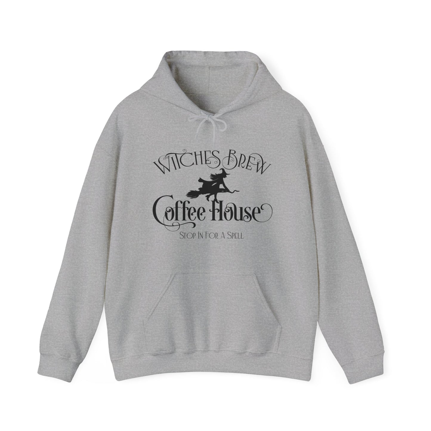 Halloween - Witches Brew Coffee House - Stop in for a Spell - Trick or Treat - Mystical - Vintage - Unisex Heavy Blend™ Hooded Sweatshirt