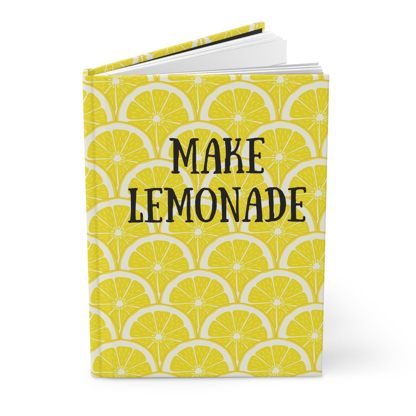 Make Lemonade - Lemons - Hardcover Lined Journal Matte