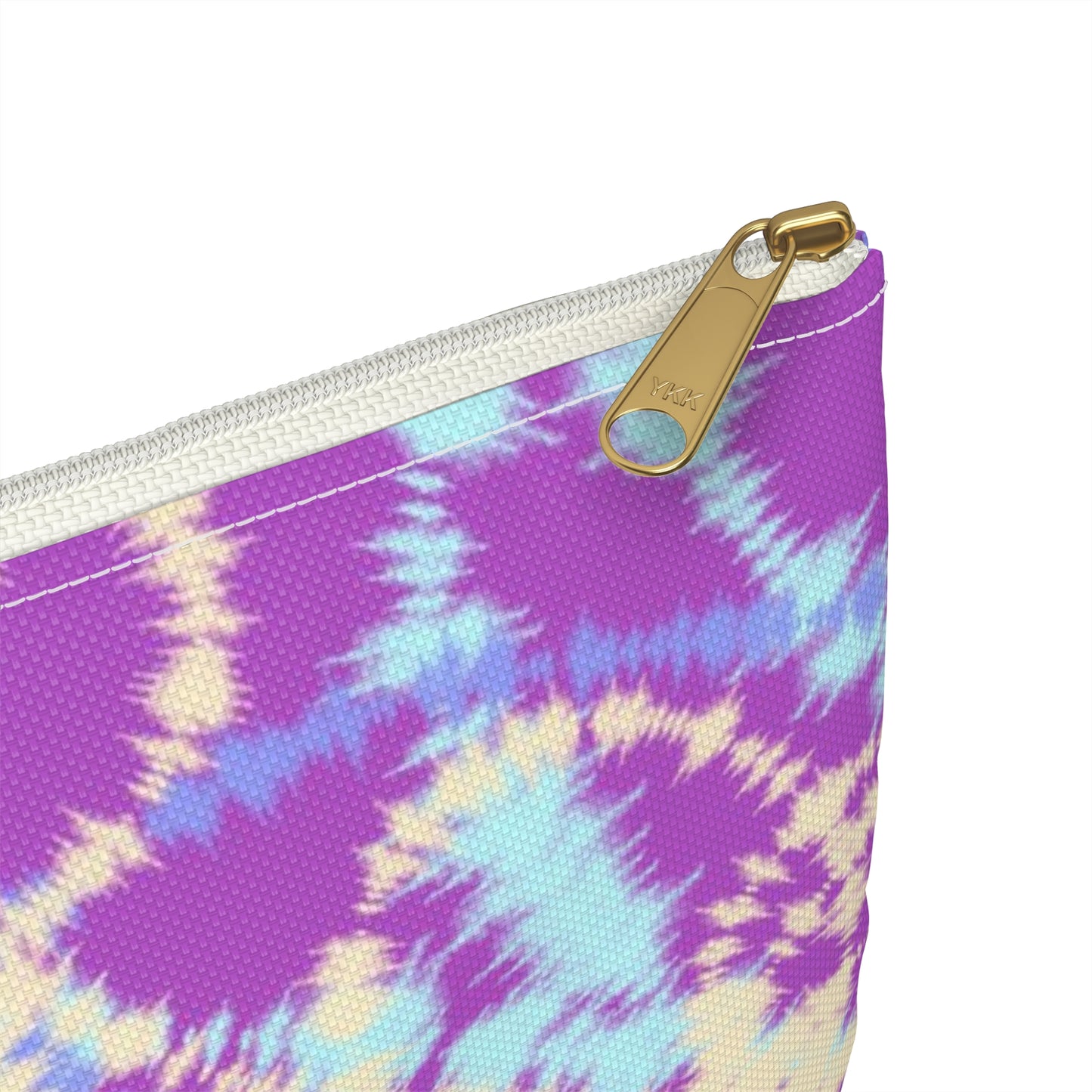 Blue and Purple Tie Dye-  Accessory Pouch / Makeup Case / Travel Pouch / Pencil Case / Art Case