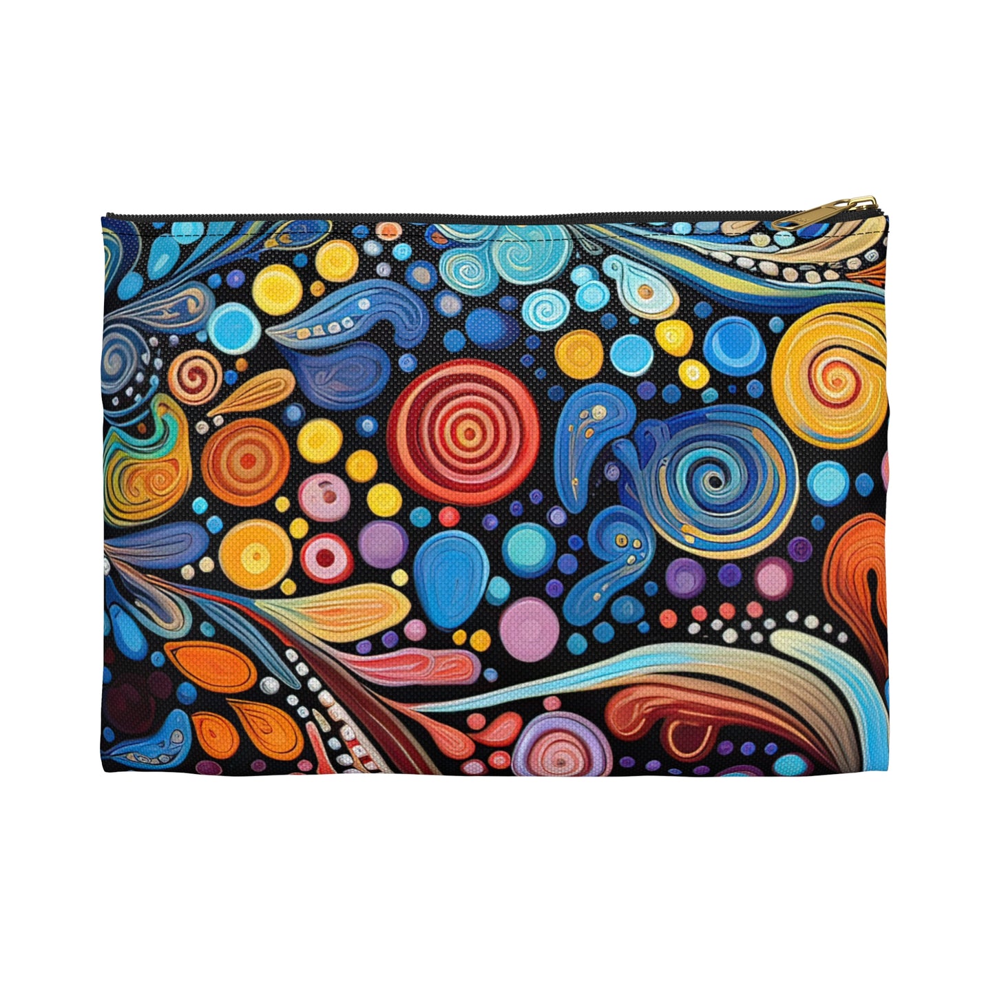 Amazing Colorful Psychedelic Swirls 1.6 - Accessory Pouch / Makeup Case / Travel Pouch / Pencil Case / Art Case