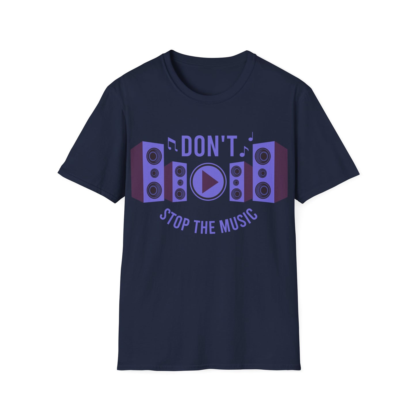 Don't Stop the Music - Unisex Softstyle T-Shirt