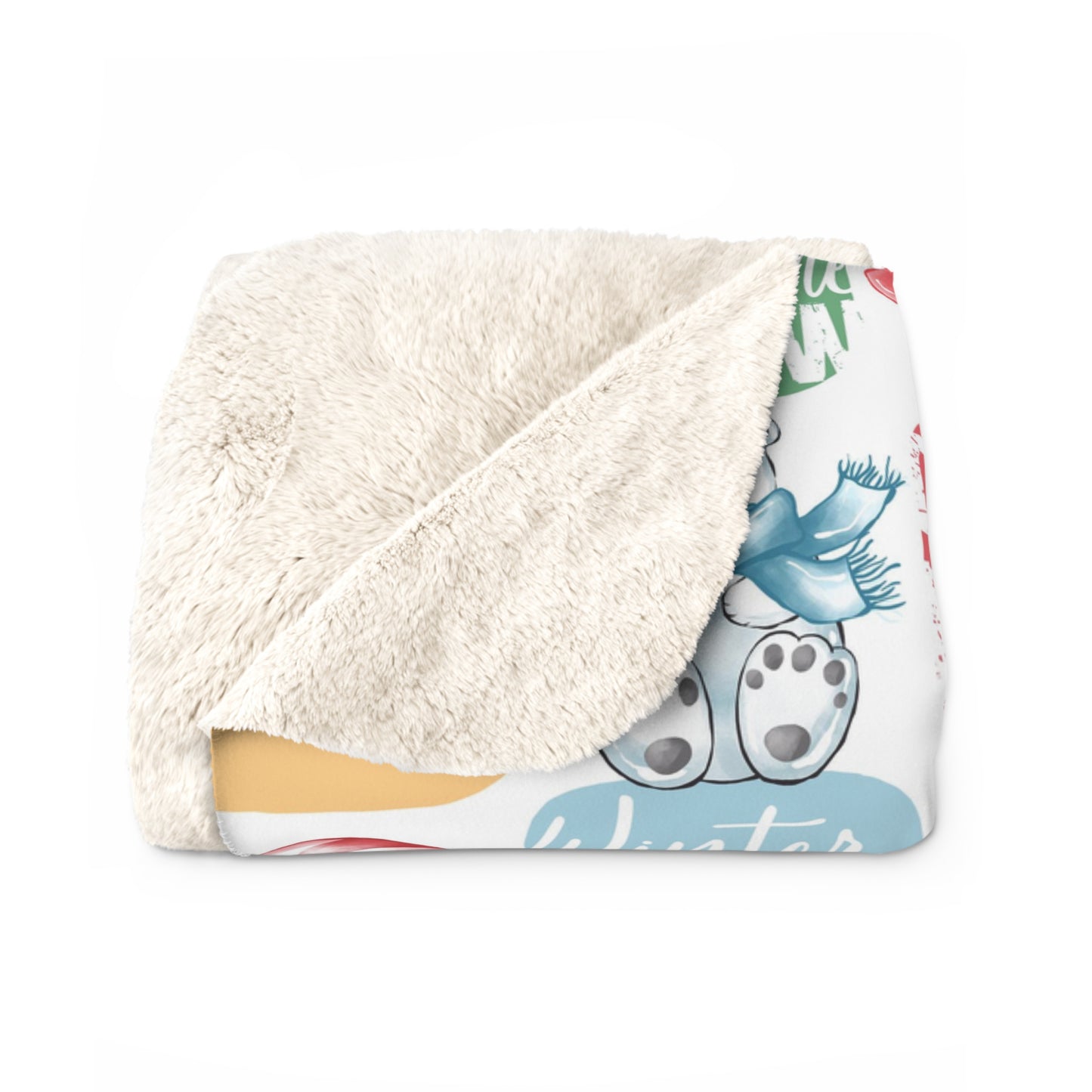 Ho Ho Ho - Funny Christmas - Sherpa Fleece Blanket