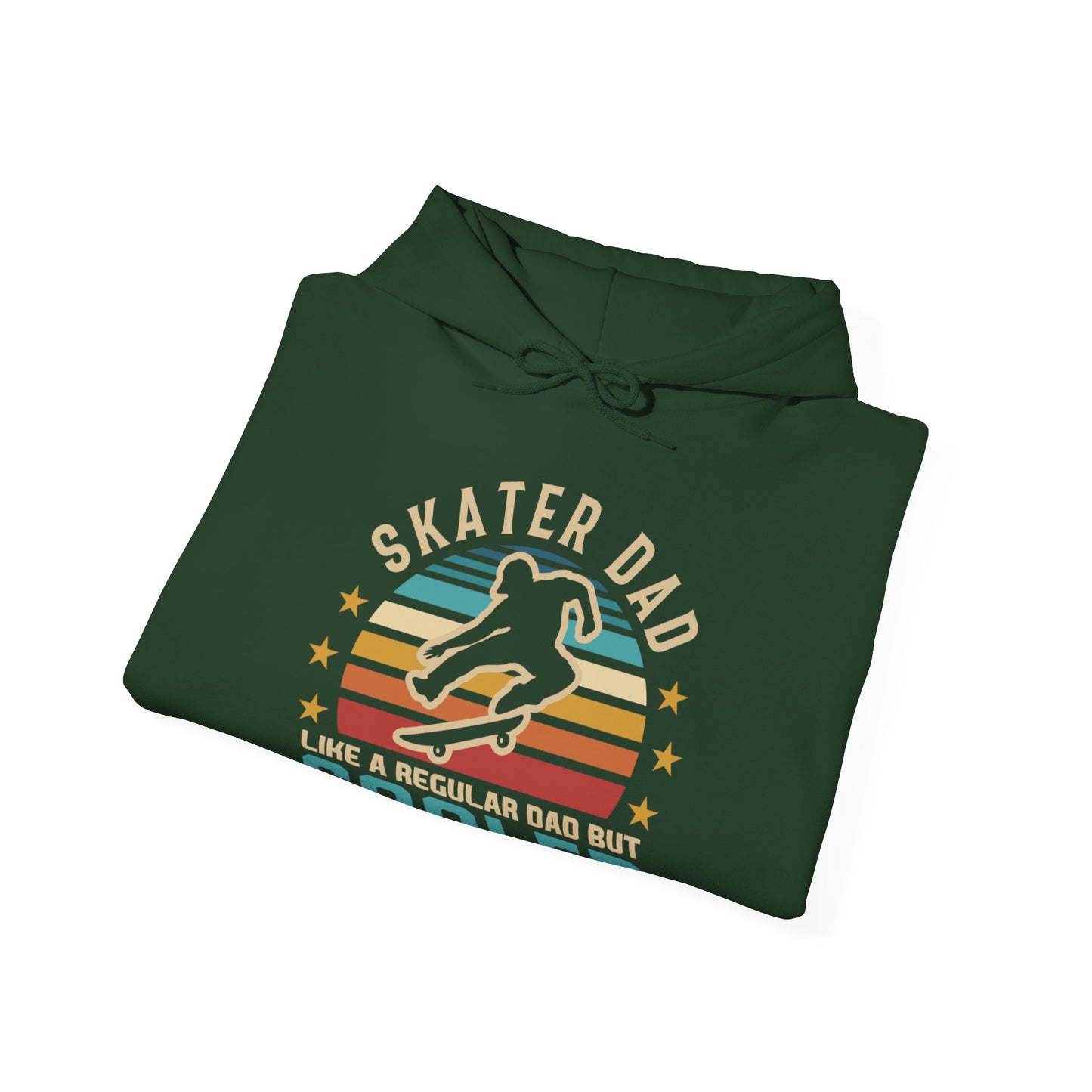 Unisex Heavy Blend Hooded Sweatshirt - Skater Dad, Like a Dad but Cooler