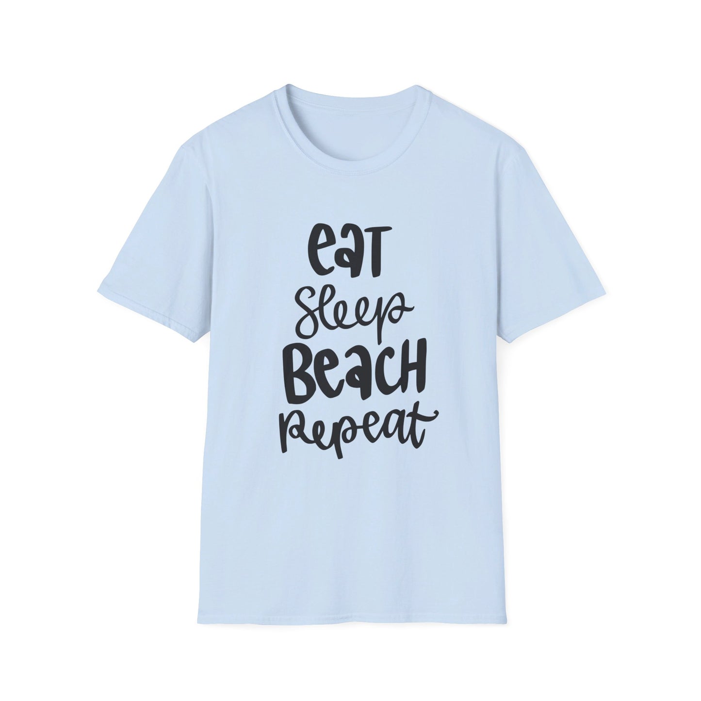 Eat, Sleep, Beach, Repeat - Unisex Softstyle T-Shirt