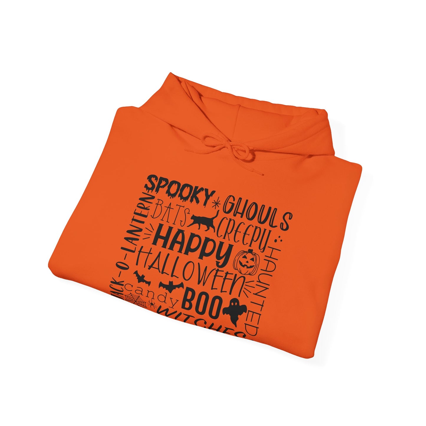 Halloween - Trick or Treat - Boo - Ghost - Pumpkin - Candy - Unisex Heavy Blend Hooded Sweatshirt