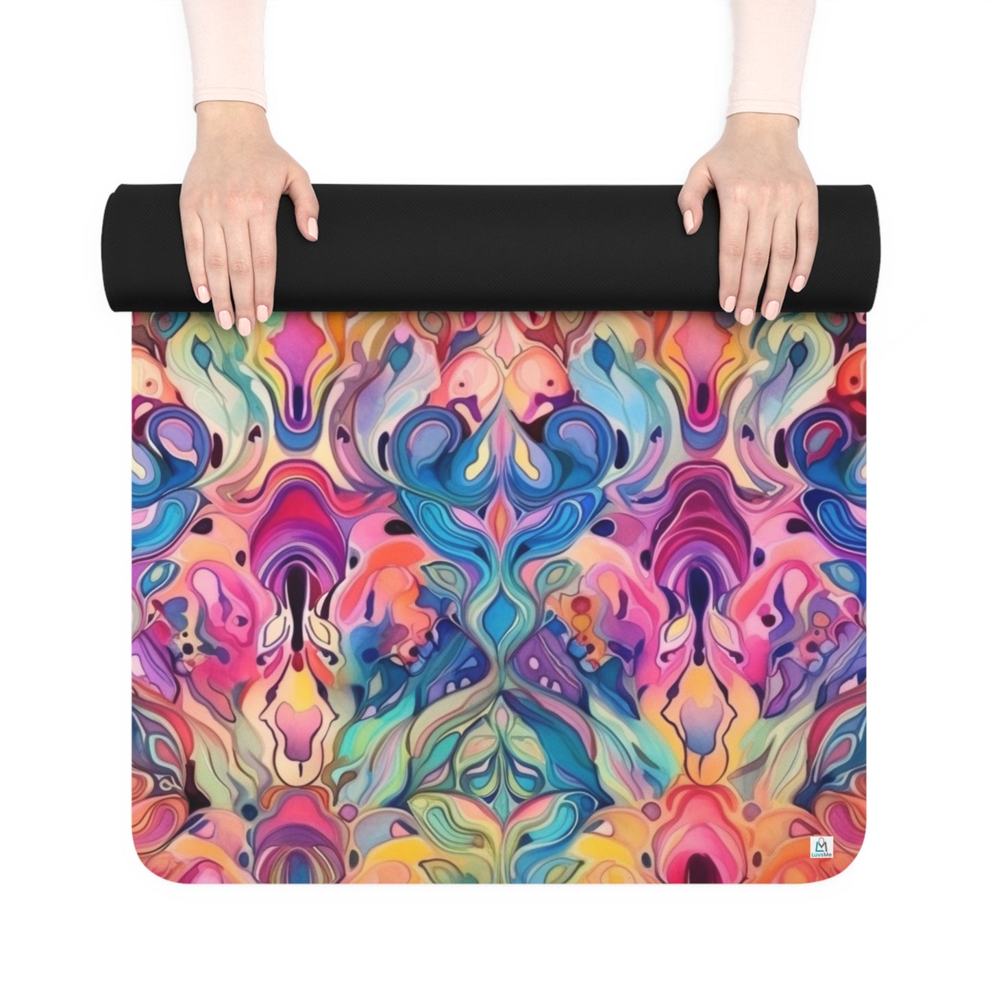 Tapestry Designs 21 - Multicolor - Rubber Yoga Mat