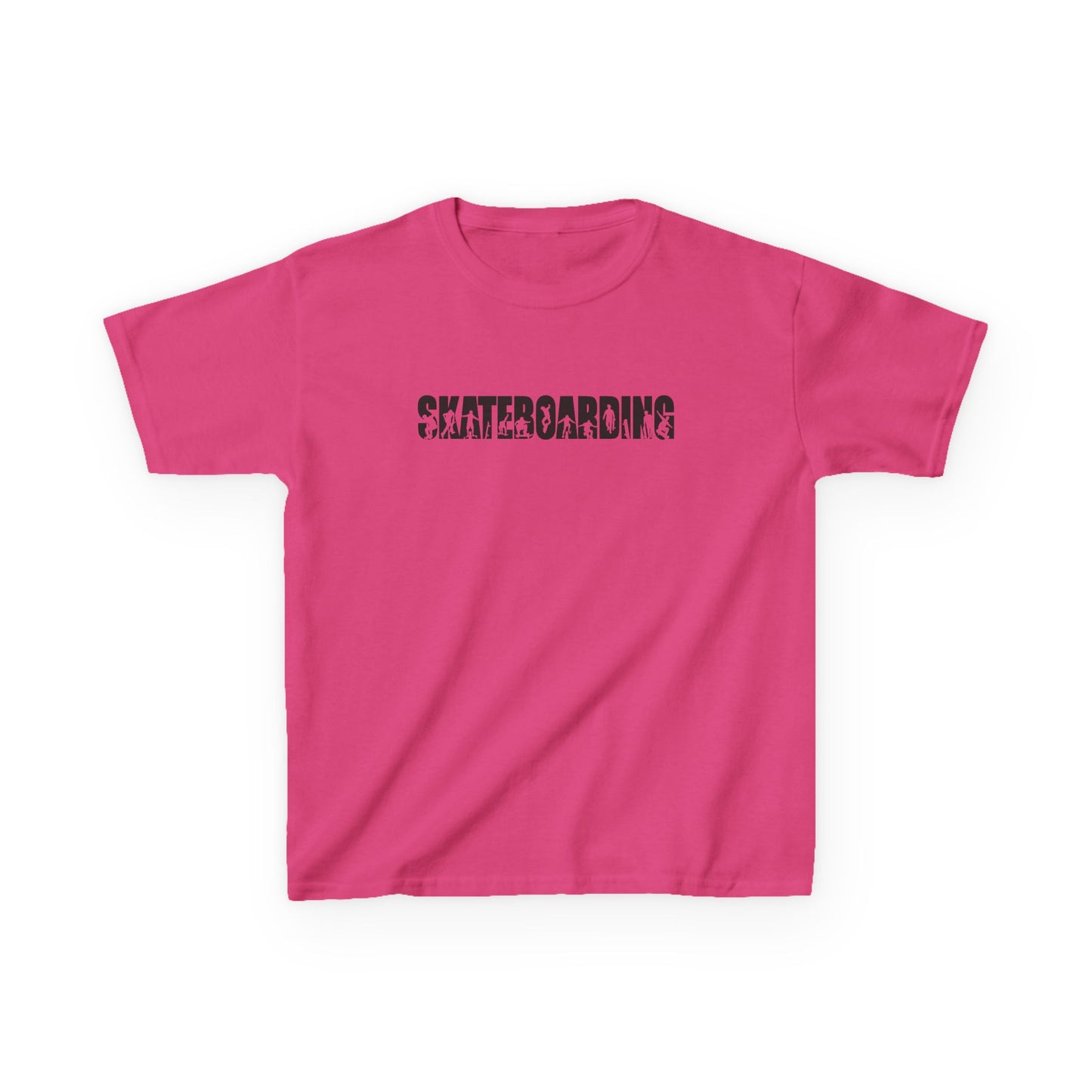 Skateboarding Silhouette - Kids Heavy Cotton Tee