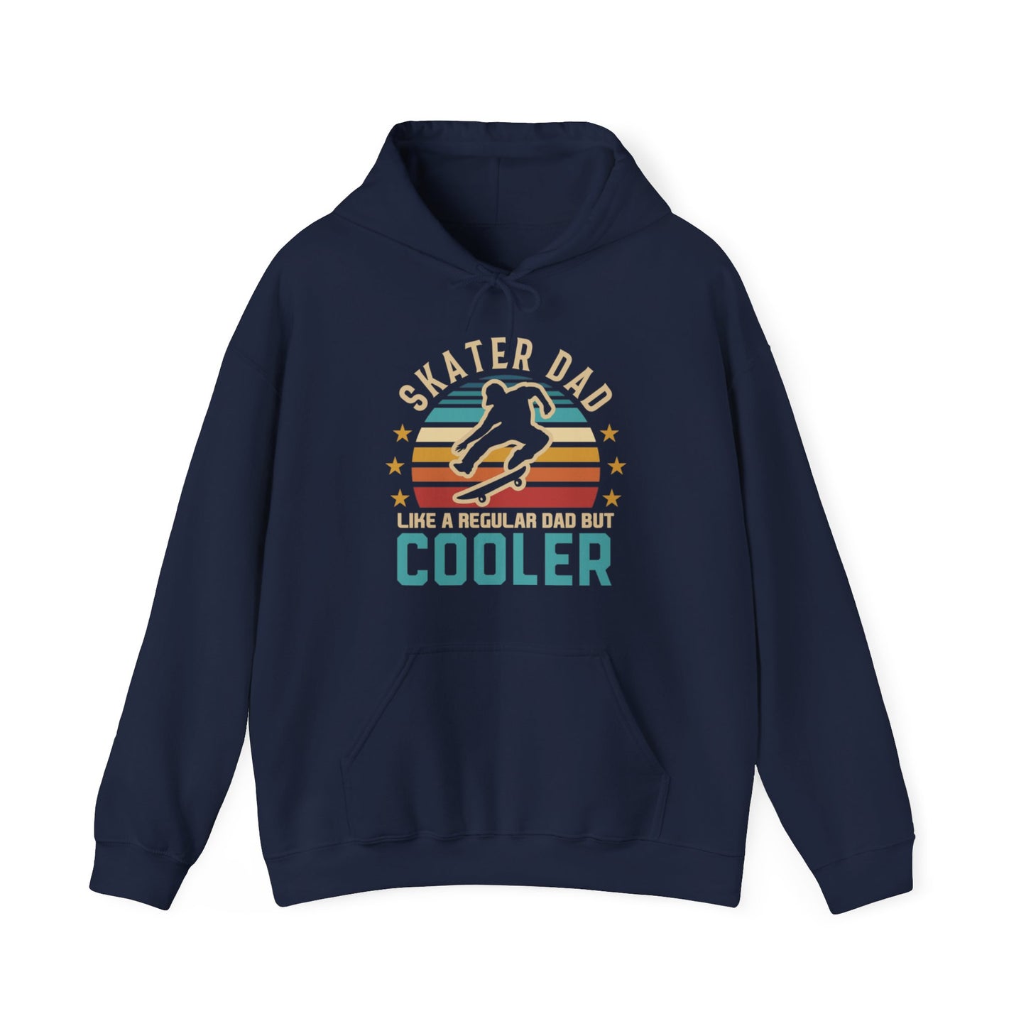 Unisex Heavy Blend Hooded Sweatshirt - Skater Dad, Like a Dad but Cooler